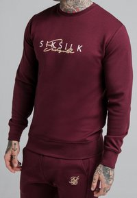 SIKSILK Sudadera - bordeaux