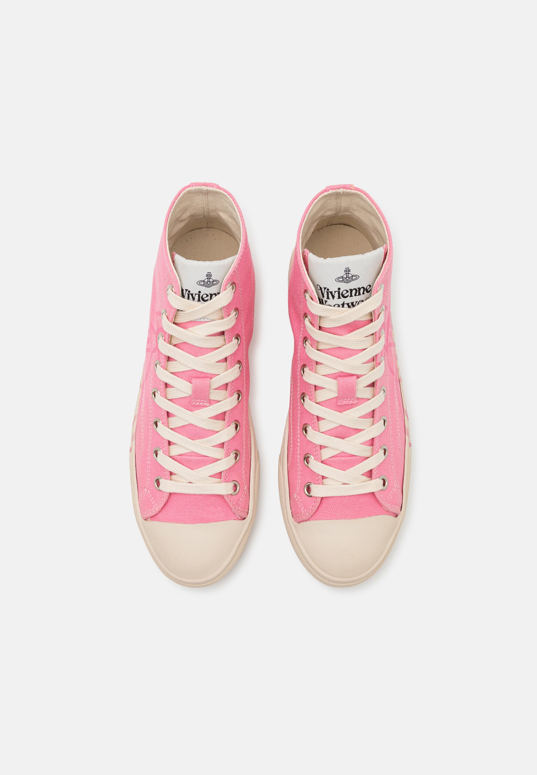 ★Vivienne Westwood★ ピンク Plimsoll ローカットスニーカー Vivienne Westwood: ピンク Plimsoll ローカットスニーカー