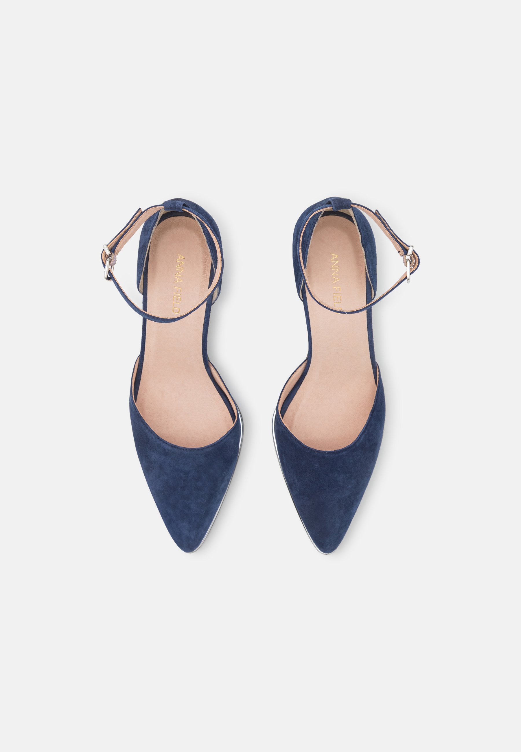 Anna Field LEATHER - Decolleté - dark blue/blu scuro - Zalando