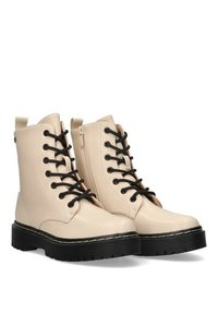ETIKA Botines con cordones - beige
