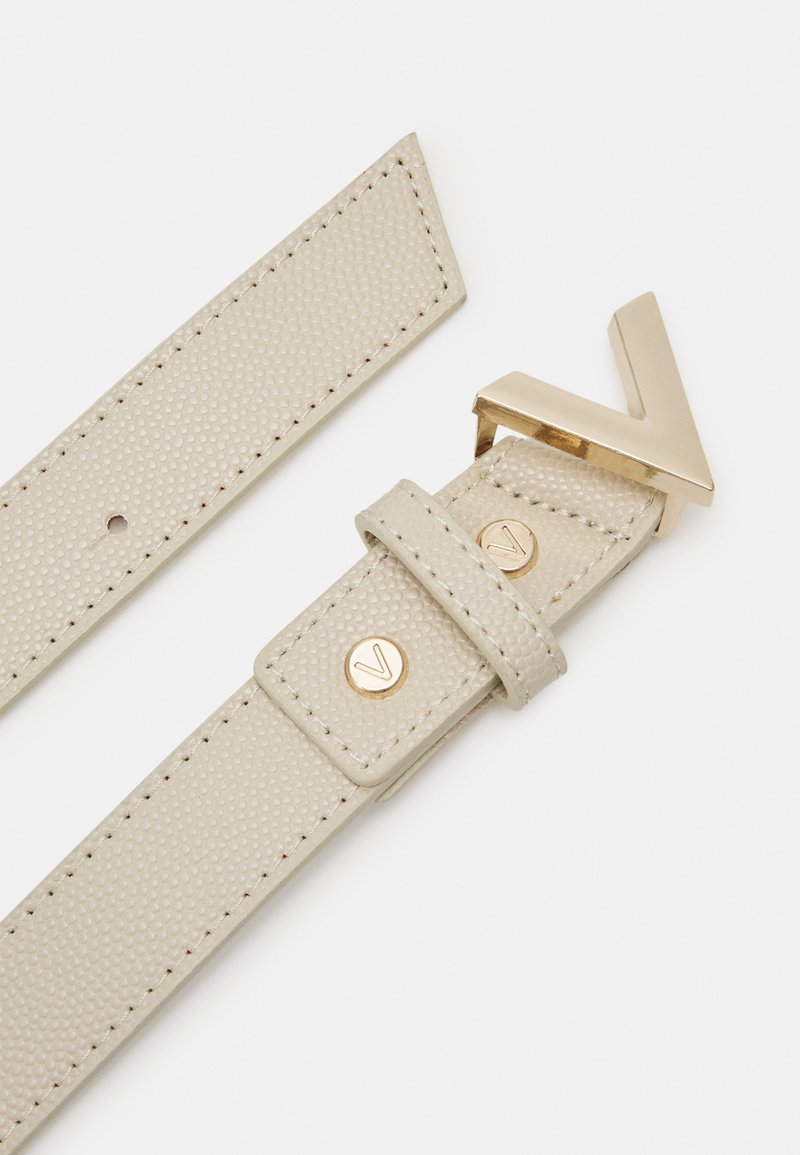 Valentino By Mario Valentino Beige Belt with Gold Accent VALENTINO Belt M Beige / Oro | Buy bags, purses  main image 3