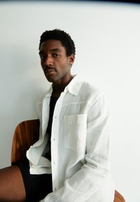 ARMEDANGELS MAALGAANO PURE LINO - Hemd - white