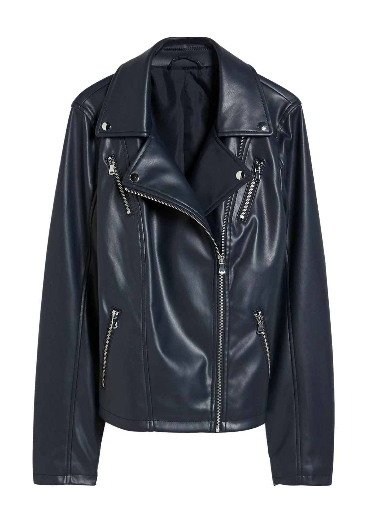 C&A Veste en similicuir - dark blue/bleu marine - (Seconde main