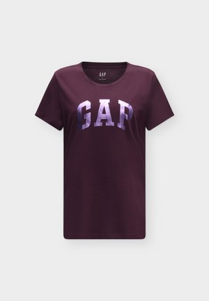 GAP, CLASSIC LOGO TEE - Тениска с щампа - vamp red