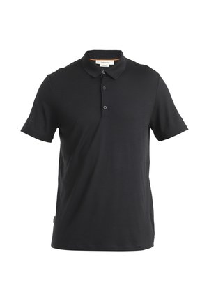 Icebreaker MERINO 150 MID WEIGHT TECH LITE - Poloshirts - BLACK