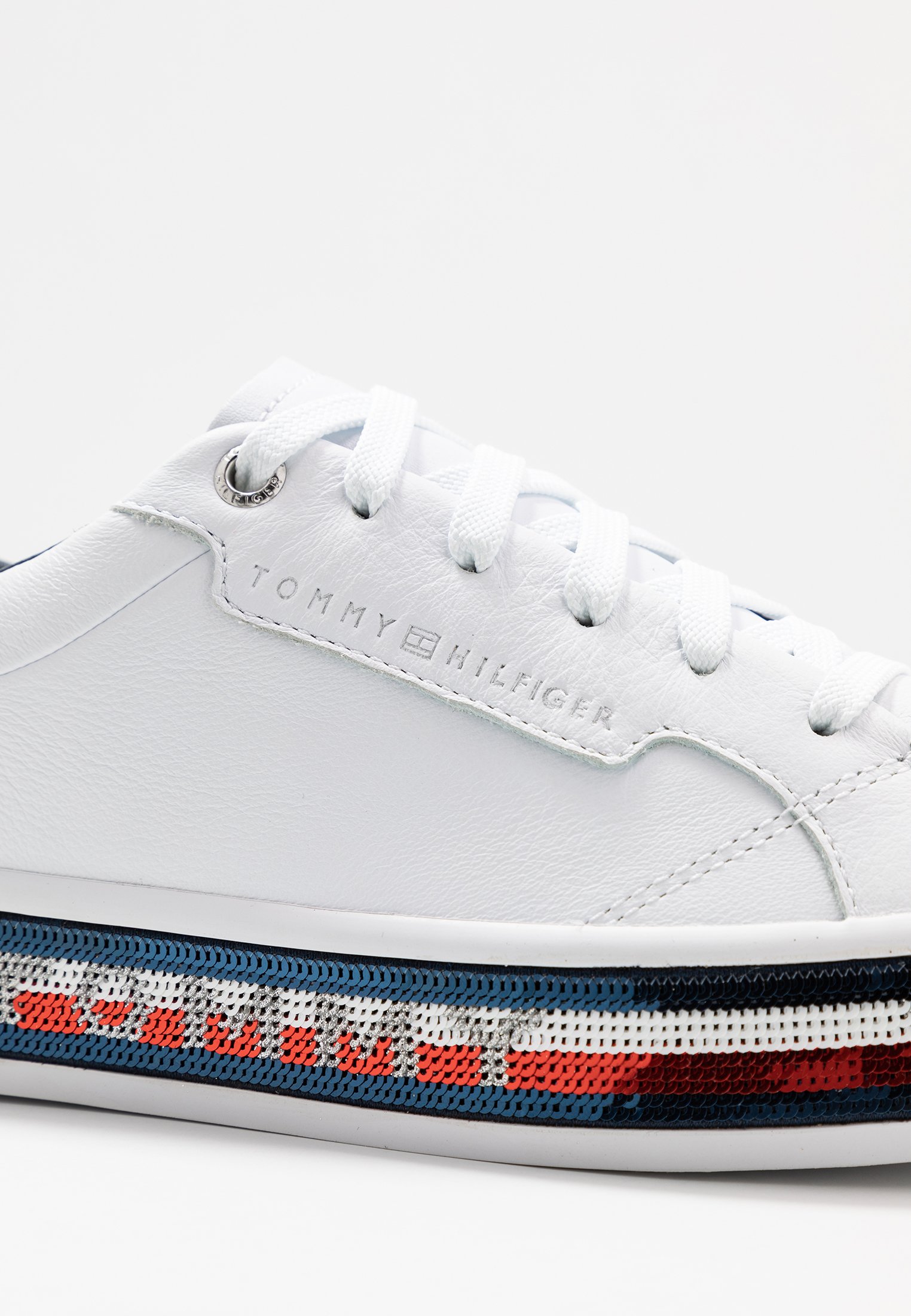 tommy hilfiger sequin foxing dress trainers