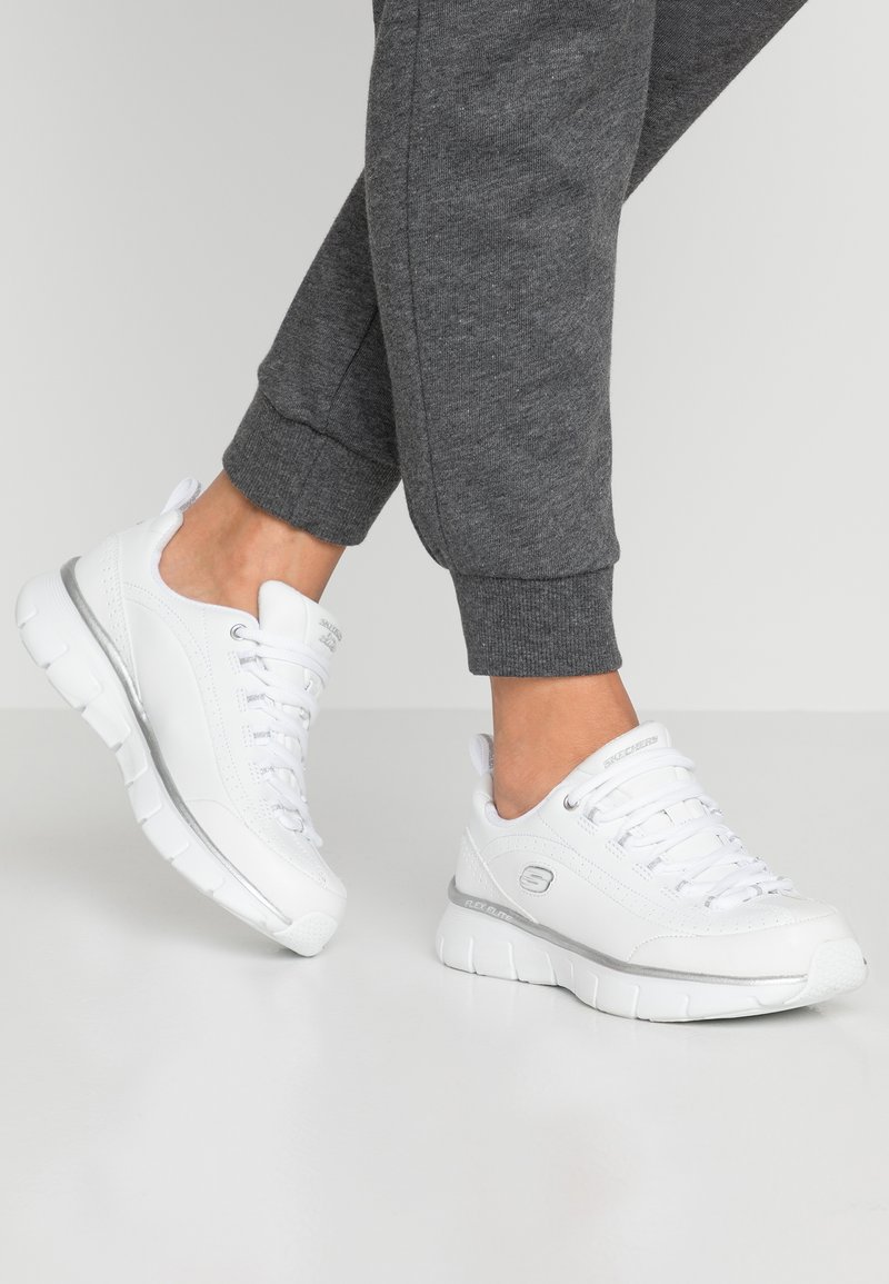 Skechers SYNERGY 3.0 - Zapatillas - white/silver/blanco - Zalando.es