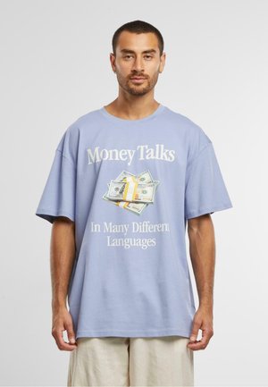 Mister Tee MONEY TALKS - Tricou cu imprimeu - violablue