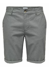 NORMAL GESCHNITTEN - Rövidnadrágok - grey pinstripe