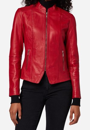 Veste en cuir - red