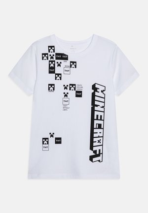 Name it NKMMAZIREL MINECRAFT - T-shirt imprimé - bright white
