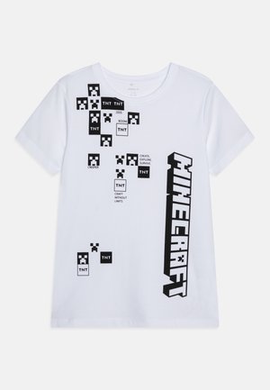 NKMMAZIREL MINECRAFT - Print T-shirt - bright white