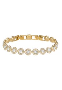 UNA ANGELIC TENNIS BRACELET ROUND CUT PAVÉ MEDIUM - Armband - gold-coloured