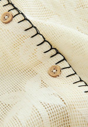 Next REGULAR FIT - WITH EMBROIDERY - Skjortebluser - cream