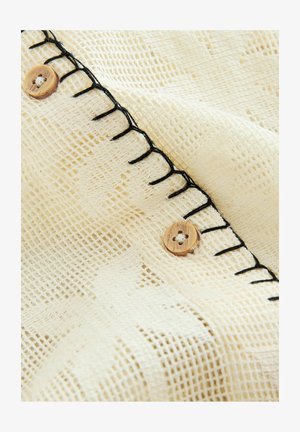 Next REGULAR FIT - WITH EMBROIDERY - Skjortebluser - cream