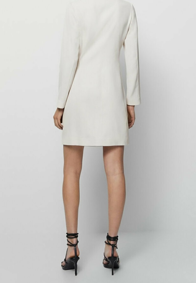 Robe Massimo Dutti En Jersey Crème Avec Dentelle - Taille M/32 - Style Boho - Occasion Très Bon état