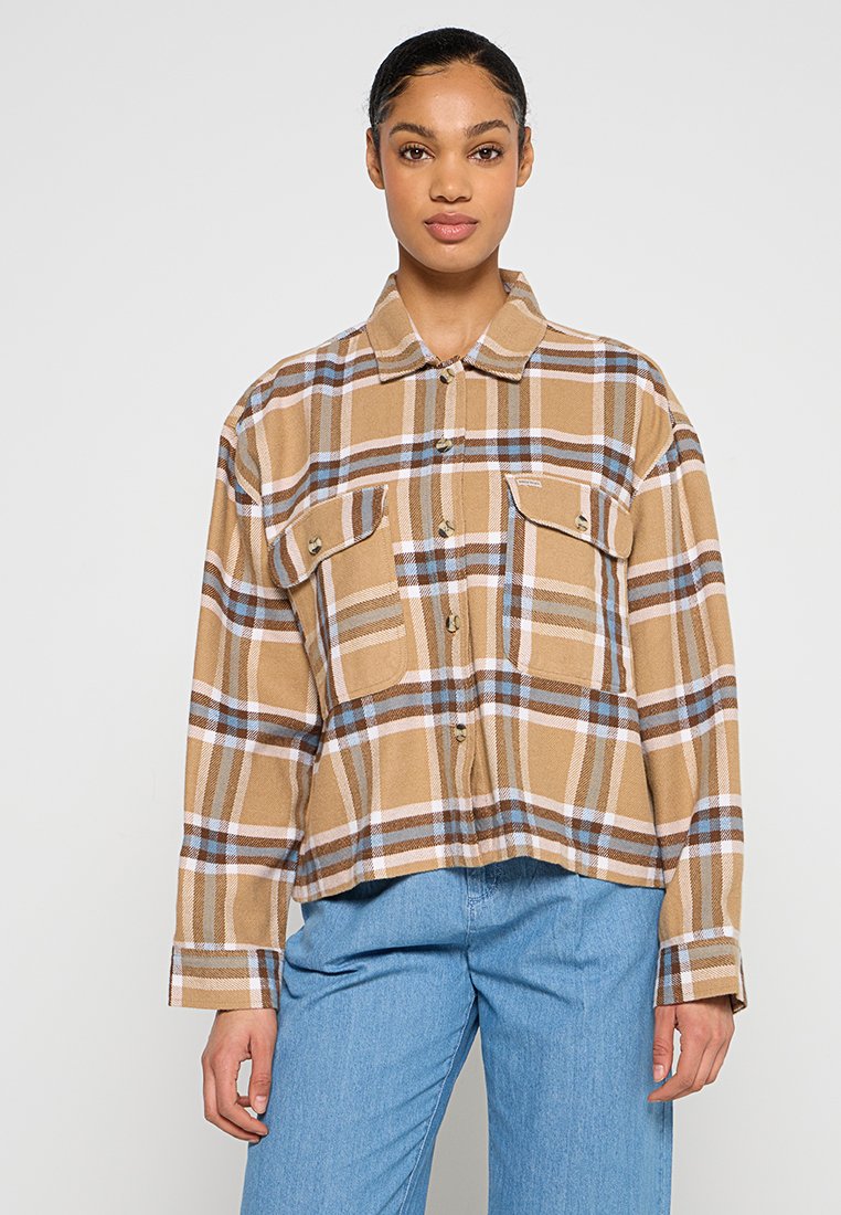 brixton Overhemdblouse lichtbruin brixton Overhemdblouse lichtbruin