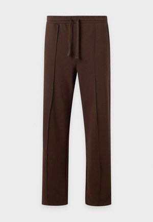 Pier One by Zalando, PINTUCK JOGGER - Pantalones deportivos - brown