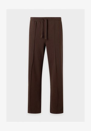 Pier One by Zalando, PINTUCK JOGGER - Træningsbukser - brown