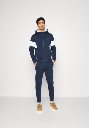 TRACKSUIT SET - Felpa con cappuccio - navy