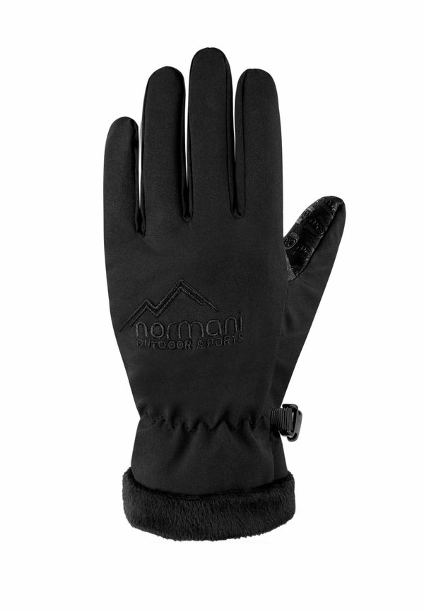 WASSERDICHTE WINTER SOFTSHELL THERMOHANDSCHUHE – Fingerhandschuh – schwarz