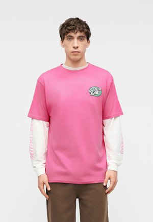 Santa Cruz VERTIGO DOT UNISEX - Μπλουζάκι με στάμπα - electric pink