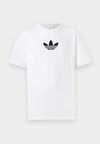 TEE - T-shirt med print - white/black