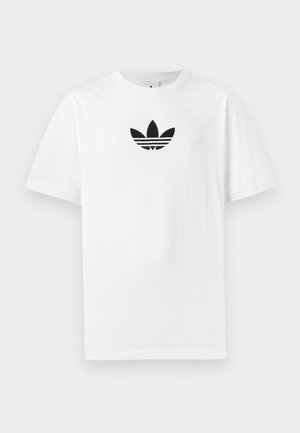 adidas Originals TEE - T-shirt med print - white/black