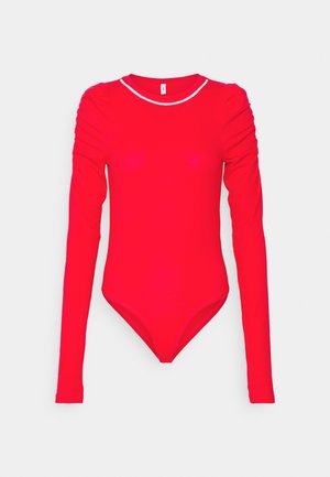 ONLY Tall ONLZALA PUFF - Ilgarankovis viršutinės dalies drabužis - high risk red