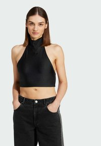 adidas Originals NECK CROP - Viršus - black