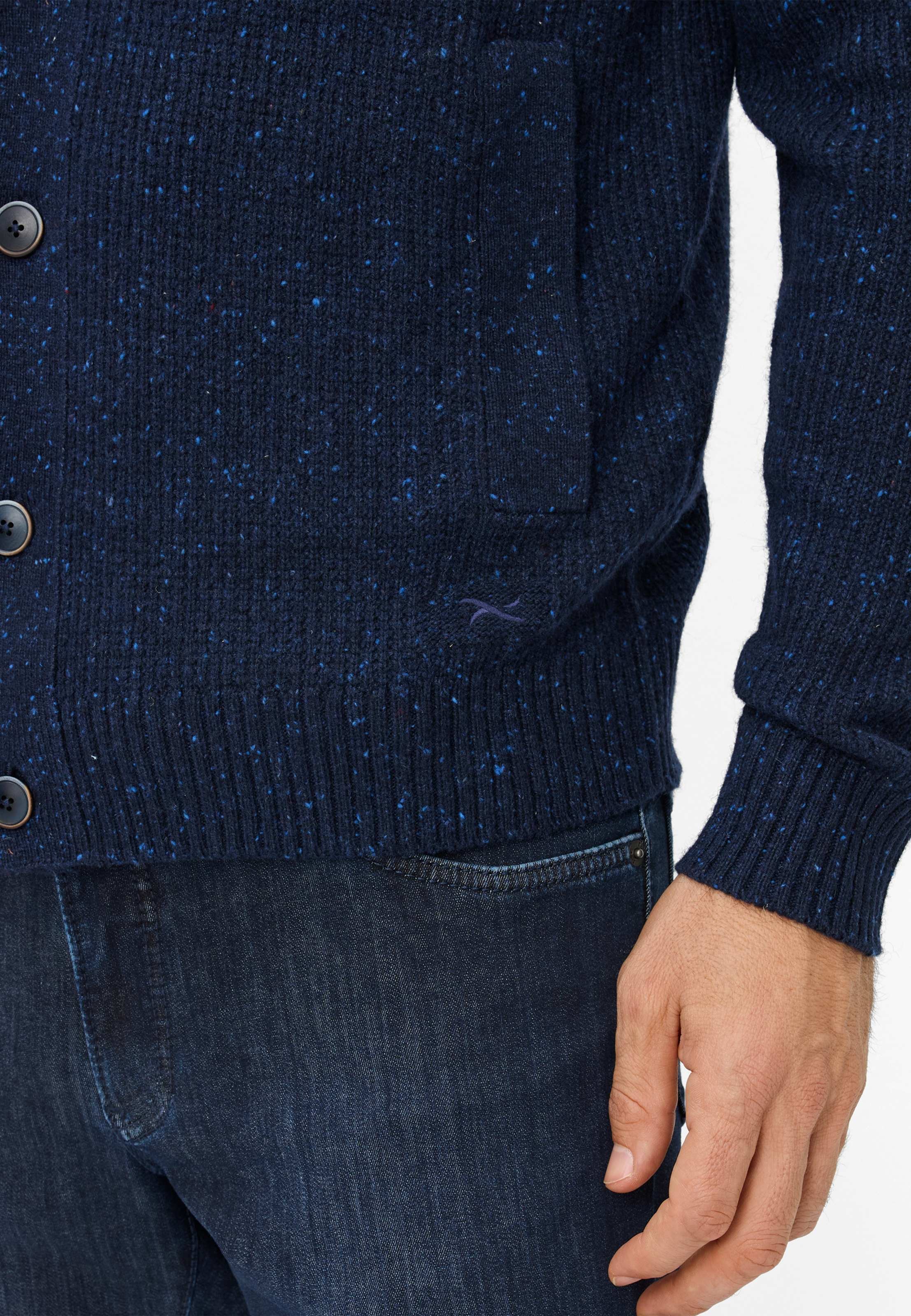 BRAX STYLE JEREMY - Cardigan - dark navy/dark blue - Zalando