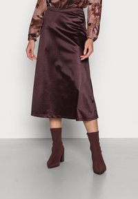 Anna Field Gonna a campana - dark brown