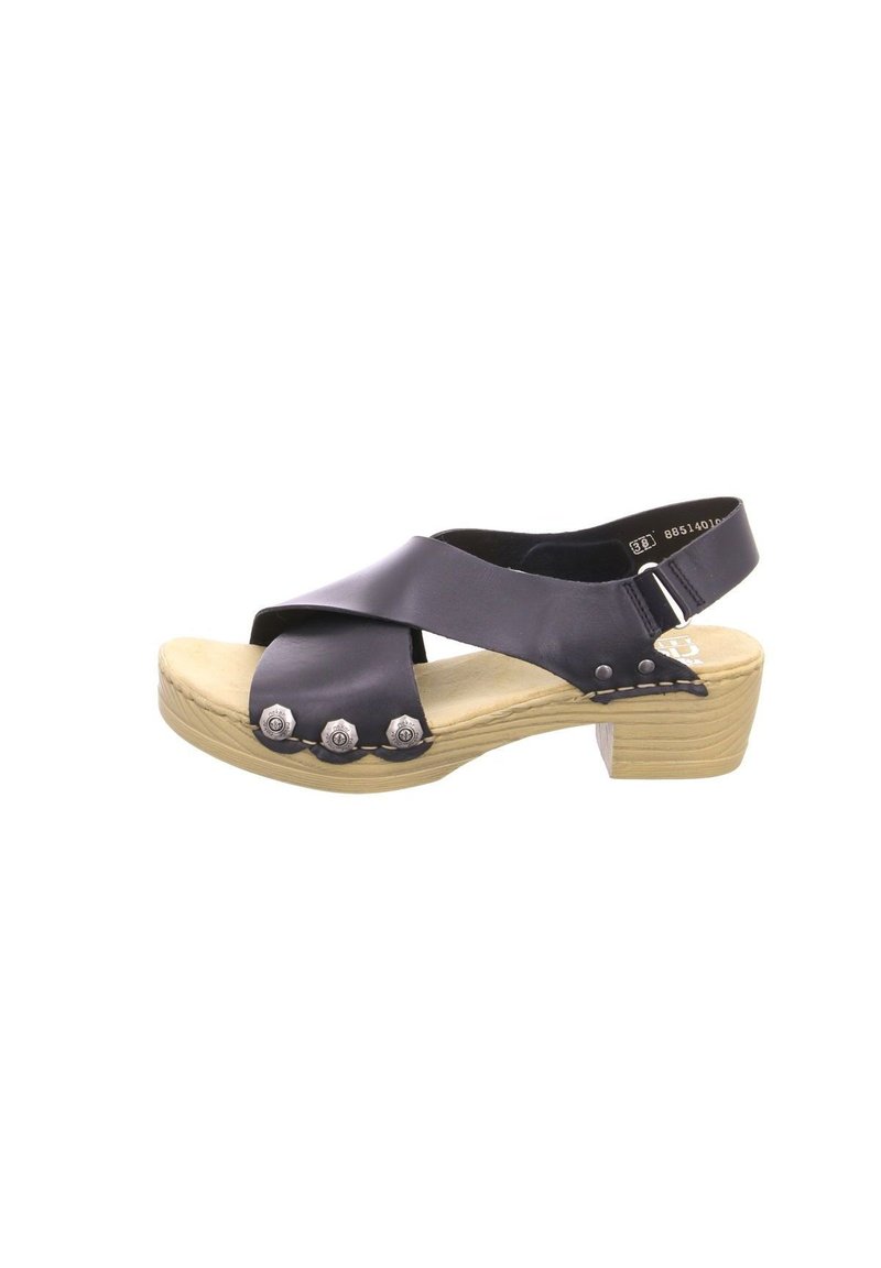 Sabots Rieker Femme 46381 | Semelle RIRICON | Confort Anti-stress | Plateforme 3 Cm | Modèle Printemps/été