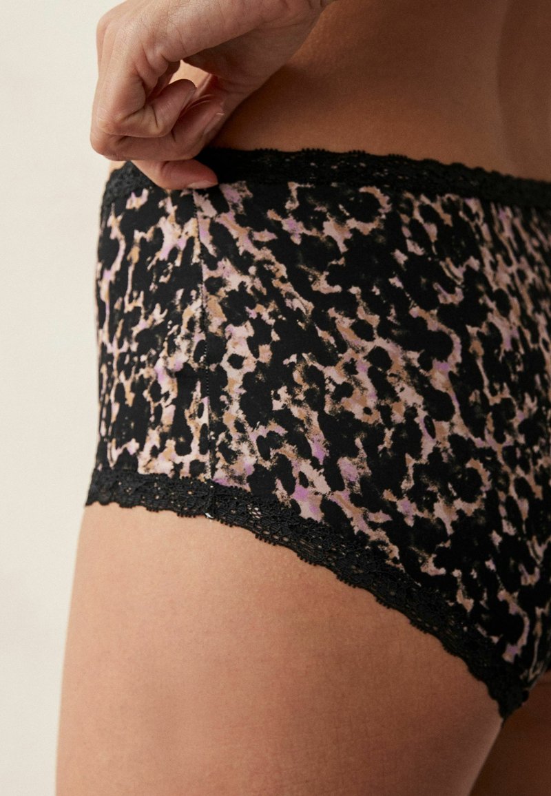 Next TRIM KNICKERS 3 PACK MIDI - Slip - animal print purple blush pink