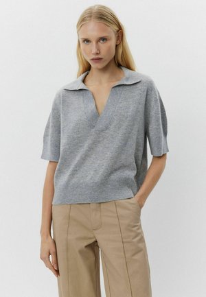 AMALYSW - Polo majica - grey melange