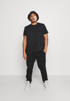 UNI 2 PACK - T-shirt - bas - black/black