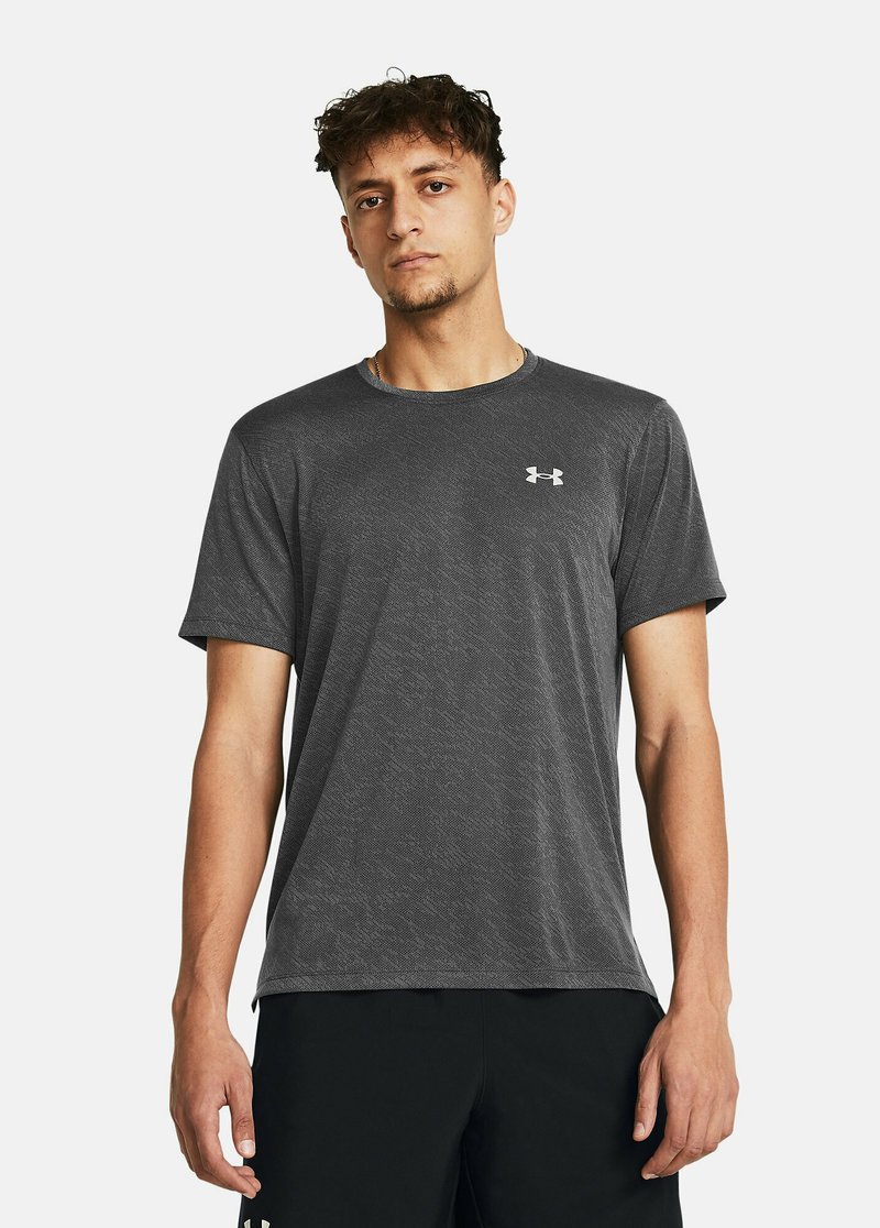 Under Armour - LAUNCH CAMO - Sports T-shirts - castlerock, Forstør