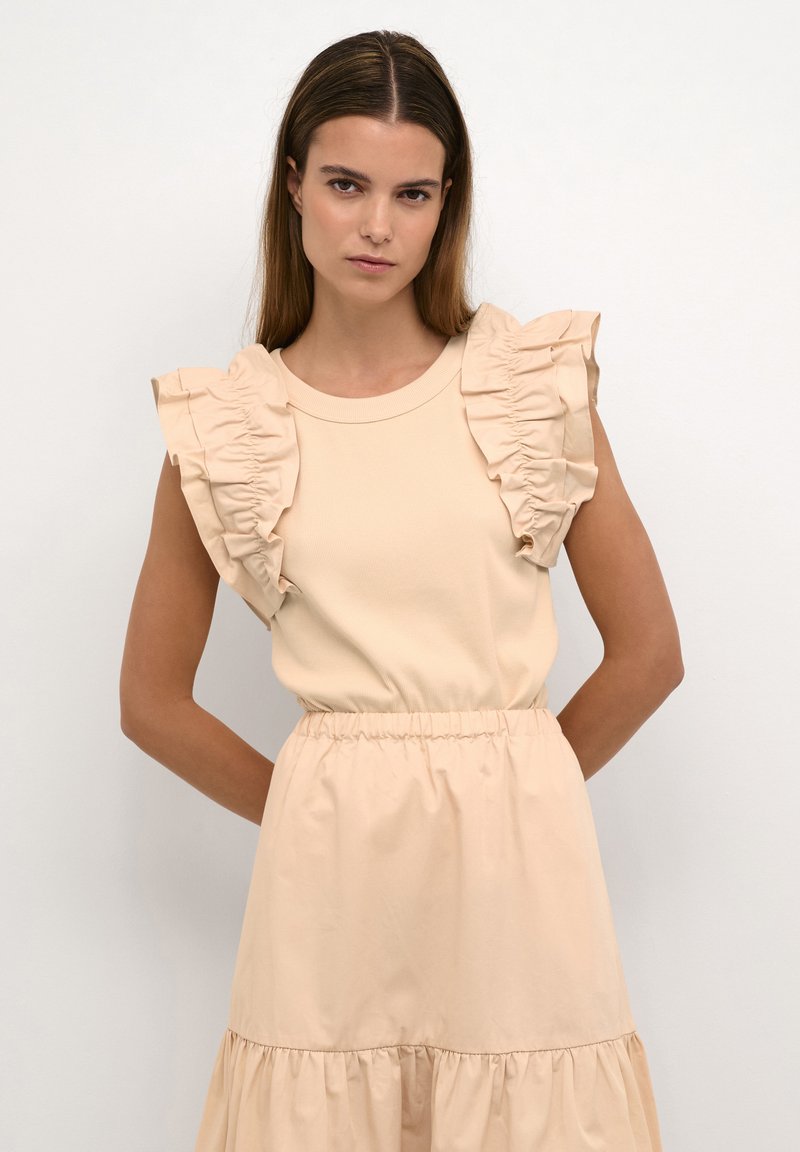Karen by Simonsen ODA - T-shirt print - honey peach