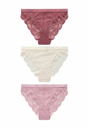 Next 3 PACK LEG - Fecskék - mauve purple rose pink cream