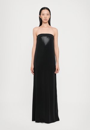 STRAPLESS TAILORED SIDE SLIT GOWN - Cocktailkjole / festkjole - black