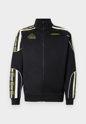 BANDA SAACHIS KAPPA X 433 UNISEX - Training jacket - black/white/yellow