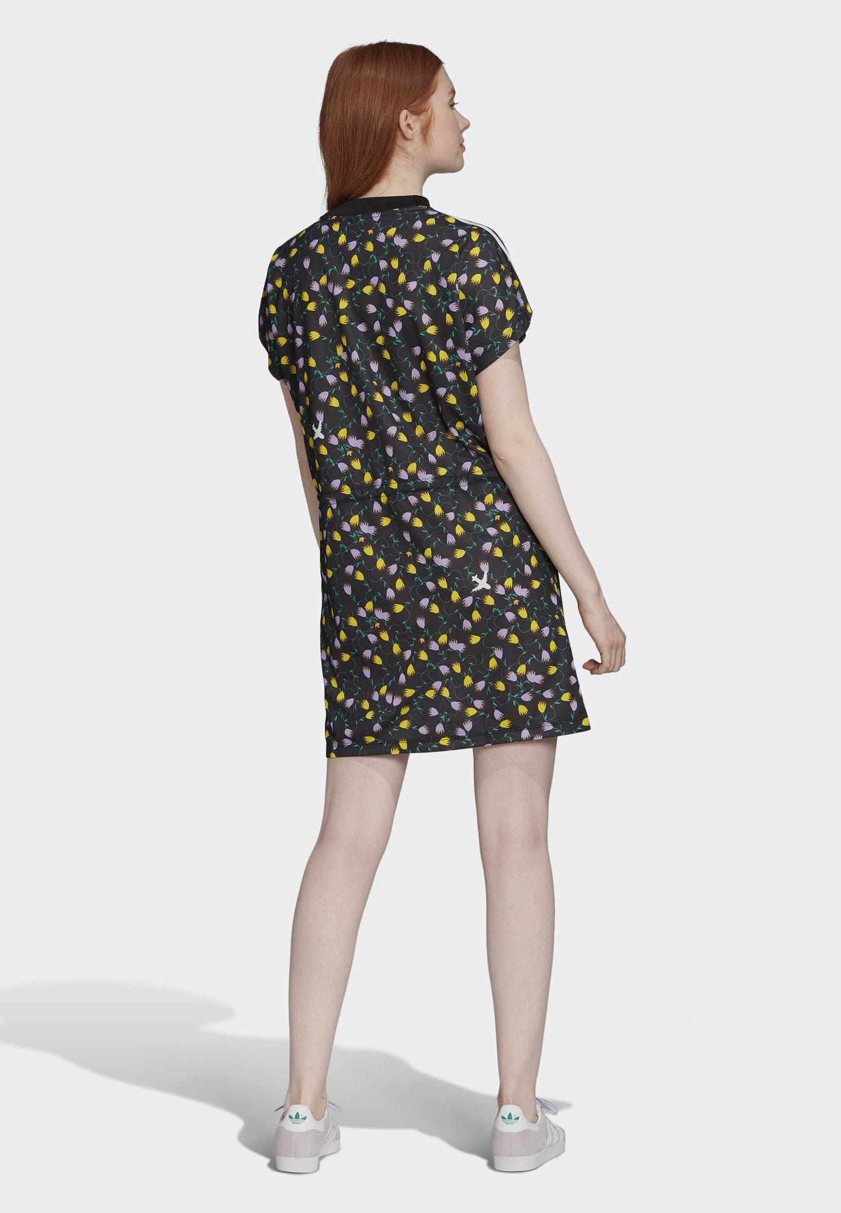 adidas allover print tee dress