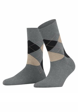 SENSITIVE ARGYLE - Socken - light greymel