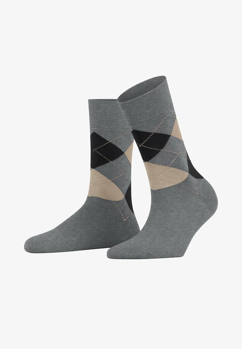FALKE SENSITIVE ARGYLE - Socks - light greymel