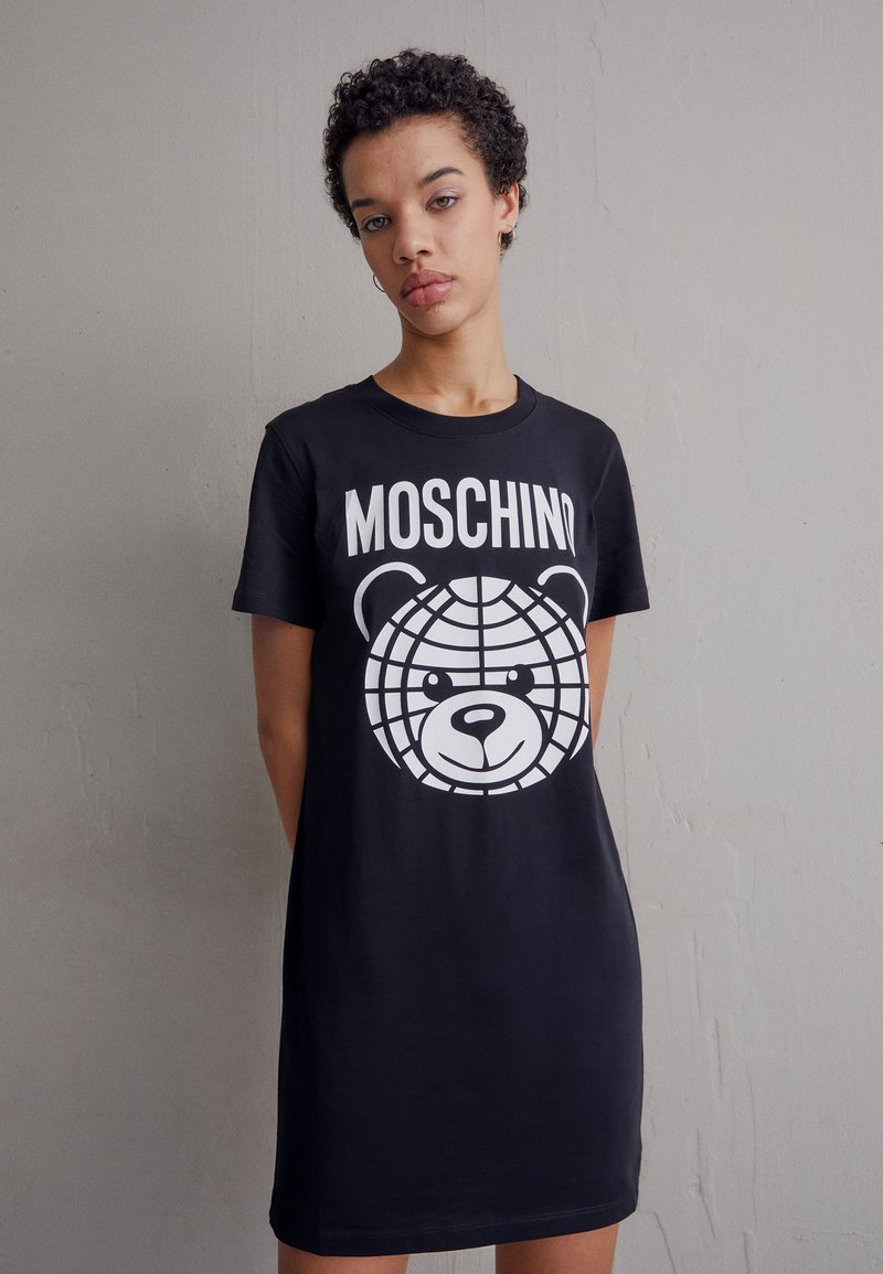 MOSCHINO Jersey dress black Zalando.co.uk