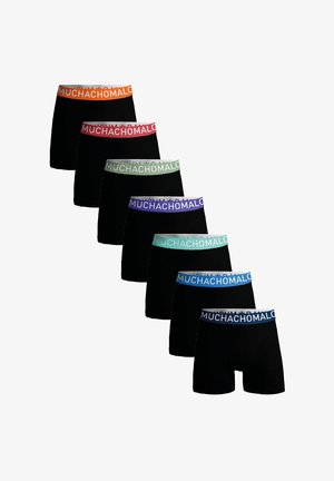 MUCHACHOMALO 7-PACK LIGHT SOLID - Bokserice - black