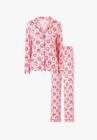Ikke valgt, rosa mit rotem muster