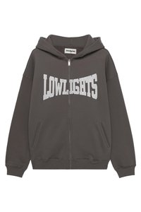 BOXER ZIP HOODIE UNISEX - Felpa con zip - washed grey