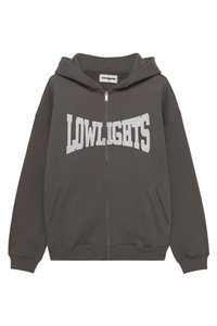 BOXER ZIP HOODIE UNISEX - Bluză de molton cu fermoar - washed grey