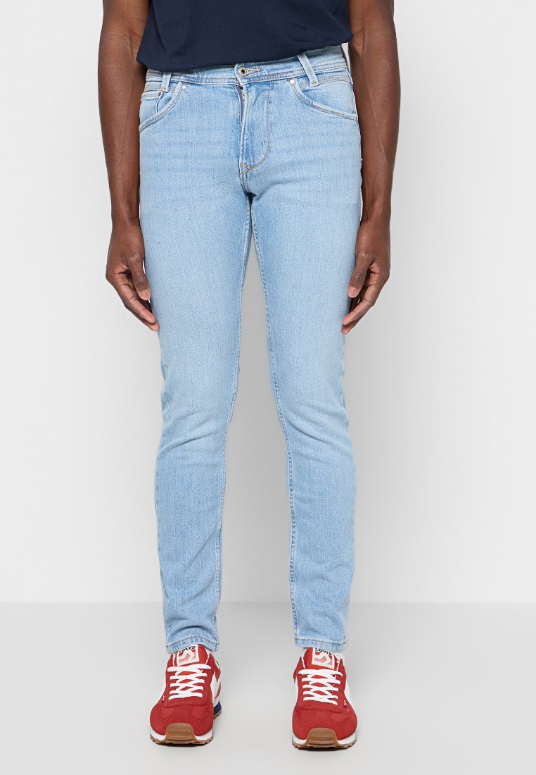 Pepe Jeans Slim fit jeans blauw Pepe Jeans Slim fit jeans blauw